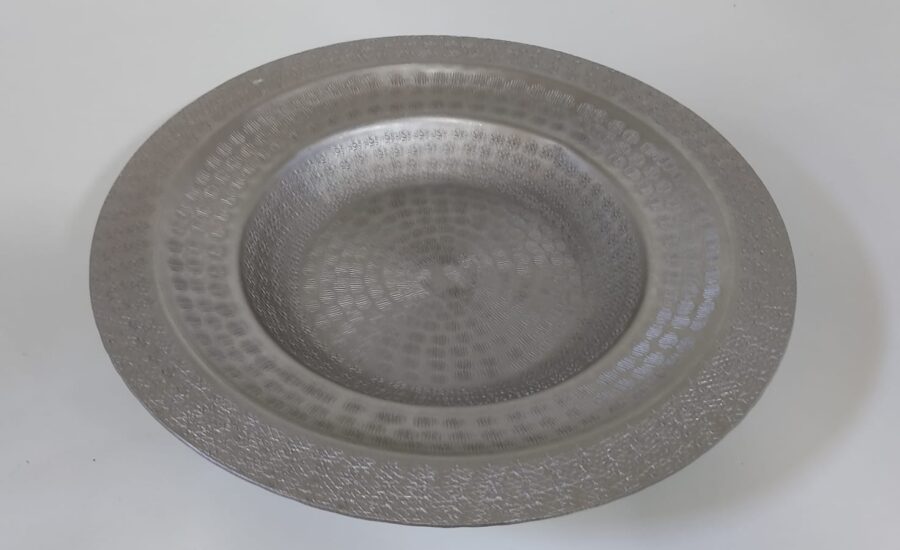 PLATO CENTRO DE MESA METALICO