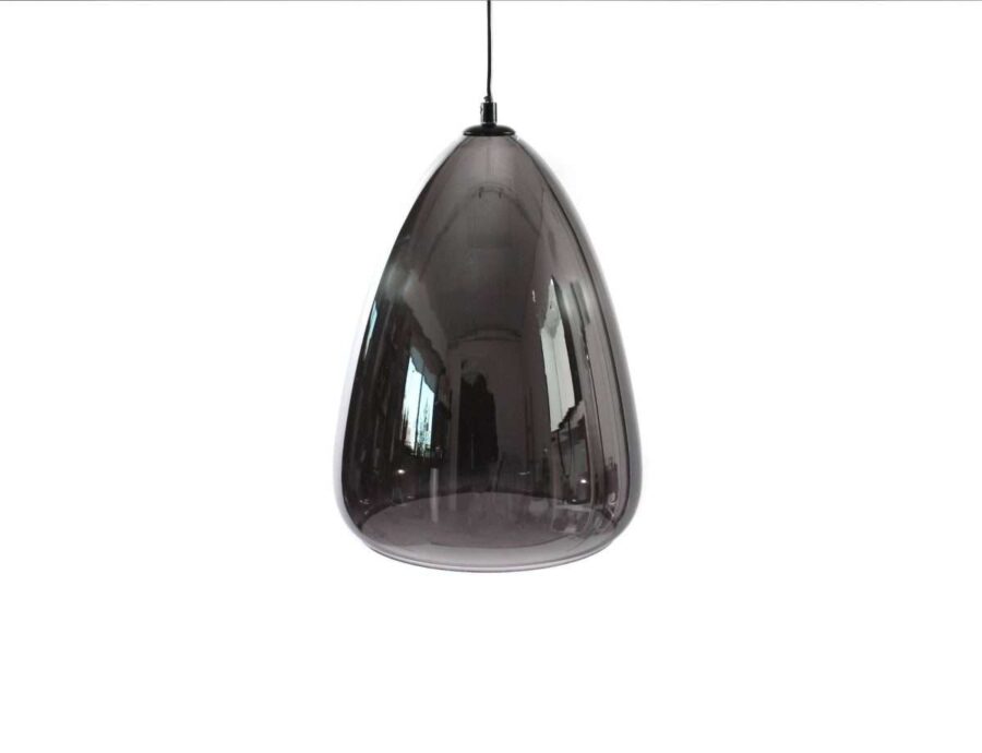 Lámpara colgante Glass N°10 22x30cm HUMO