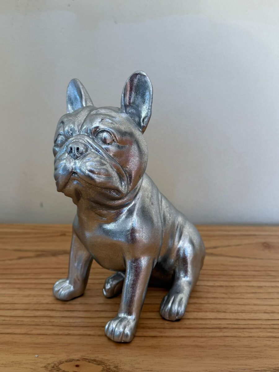 PERRO BULLDOG CROMADO