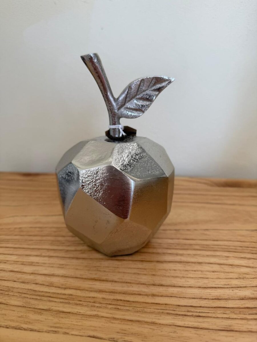 MANZANA DECO ALUMINIO 16 CM