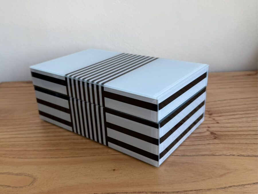 SET X2 CAJAS VIDRIO BYN